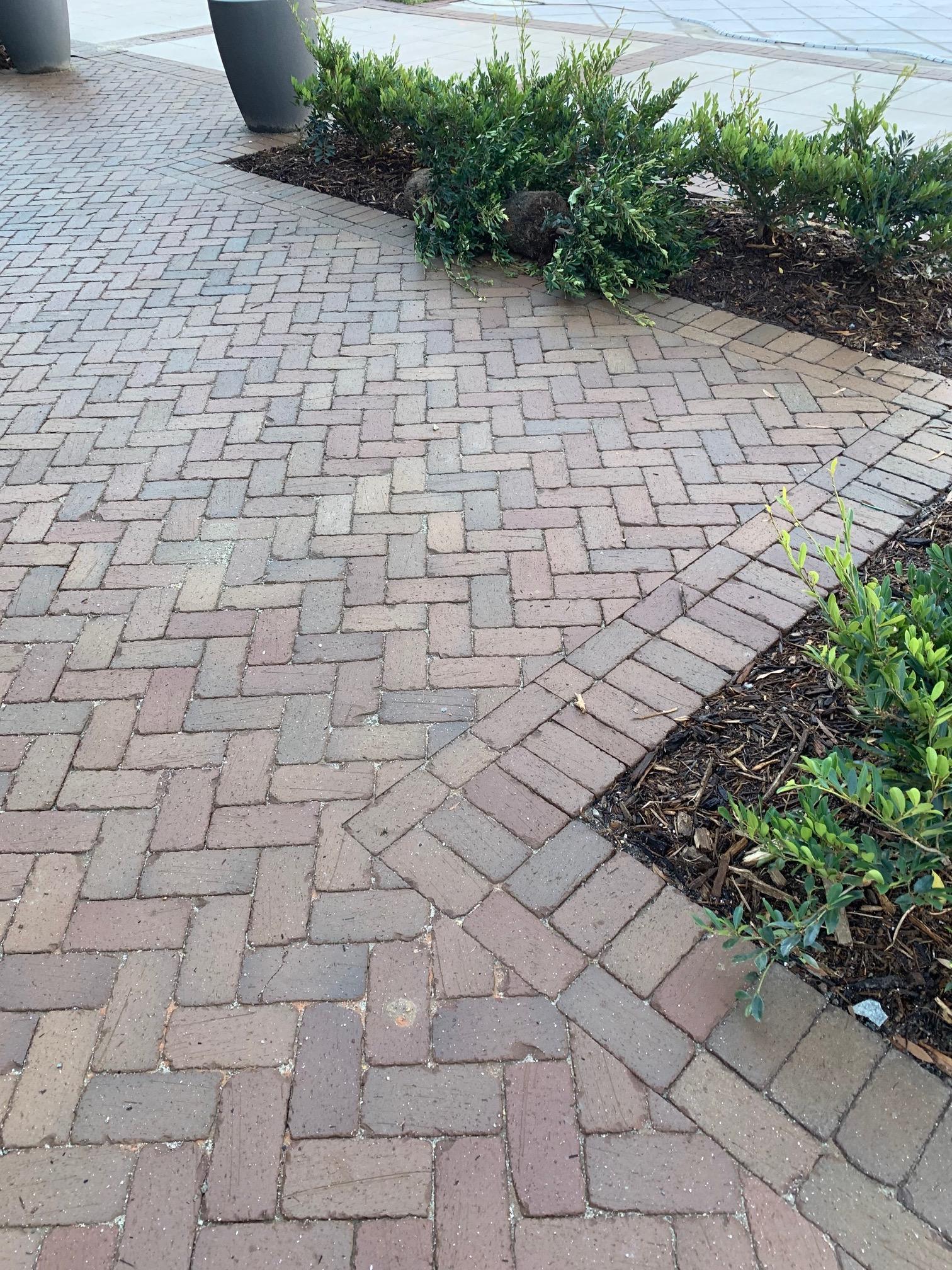 Rumbled Cocoa pine hall brick clay paver 