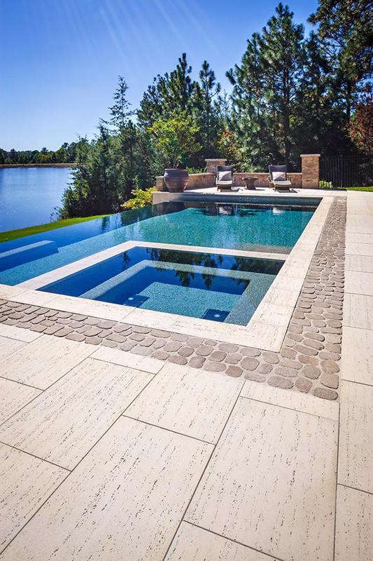 Bali Travertina Raw Pool Coping