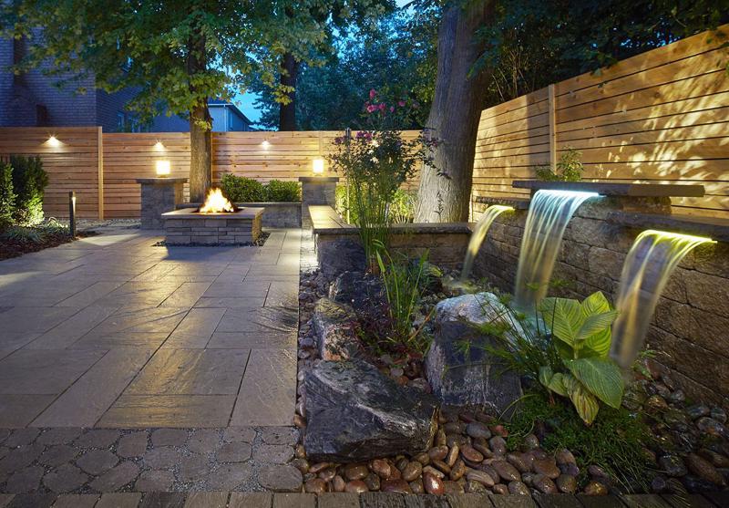 Techo-Bloc Prescott Fire Pit Compact View