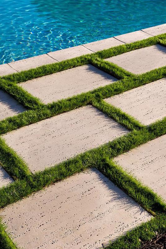 Travertina Raw Patio Paver Slab
